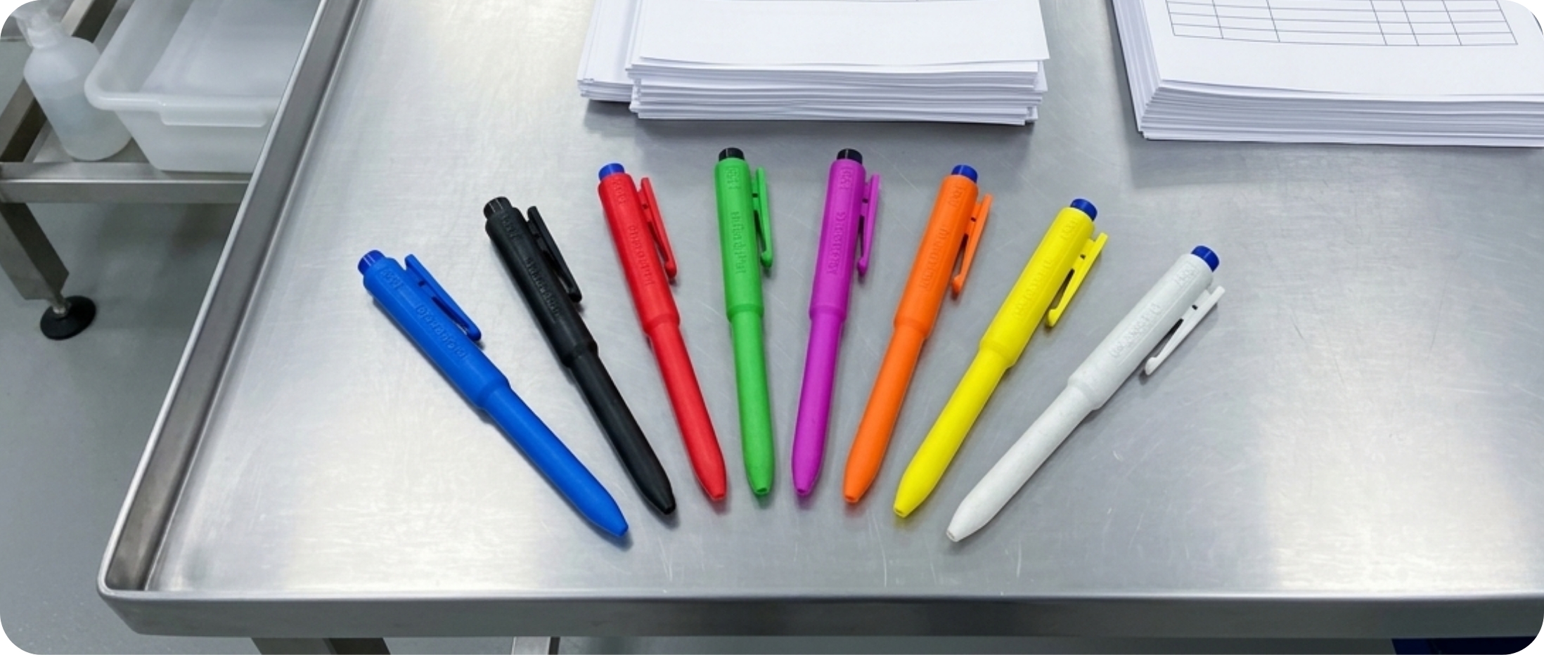 Penne detectabili per ambienti alimentari: un elemento strategico nella prevenzione dei corpi estranei